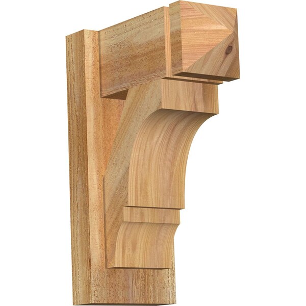 Ekena Millwork Balboa Arts & Crafts Rough Sawn Outlooker, Western Red Cedar, 6"W x 12"D x 16"H OUT06X12X16BOA03RWR - main